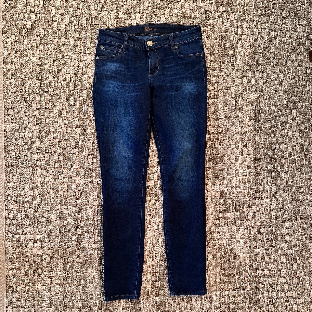 Kut from the Kloth Mid Rise Skinny Jeans